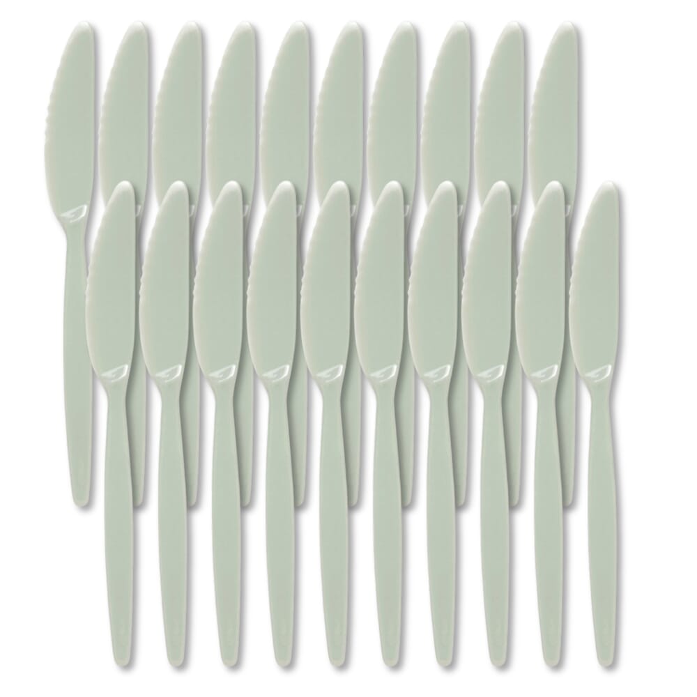 View Antibacterial Knife Grey Pack of 20 information