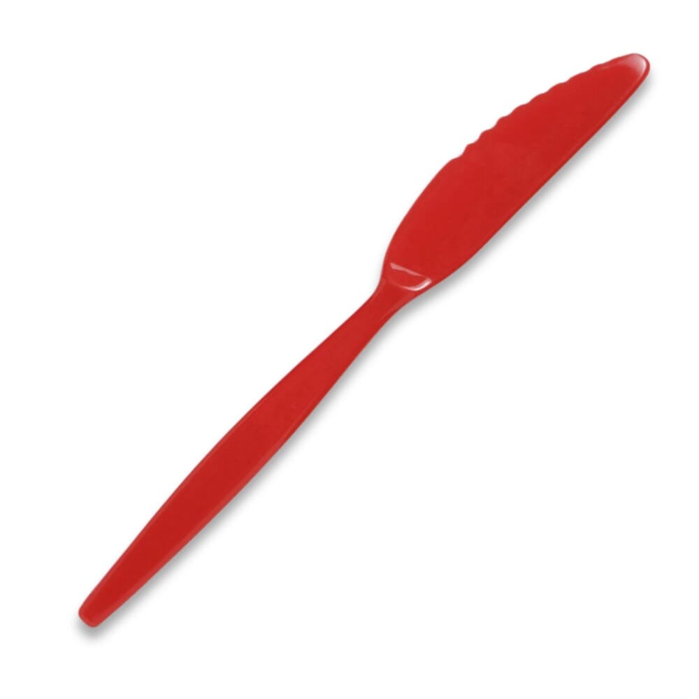 View Antibacterial Knife Red Single information