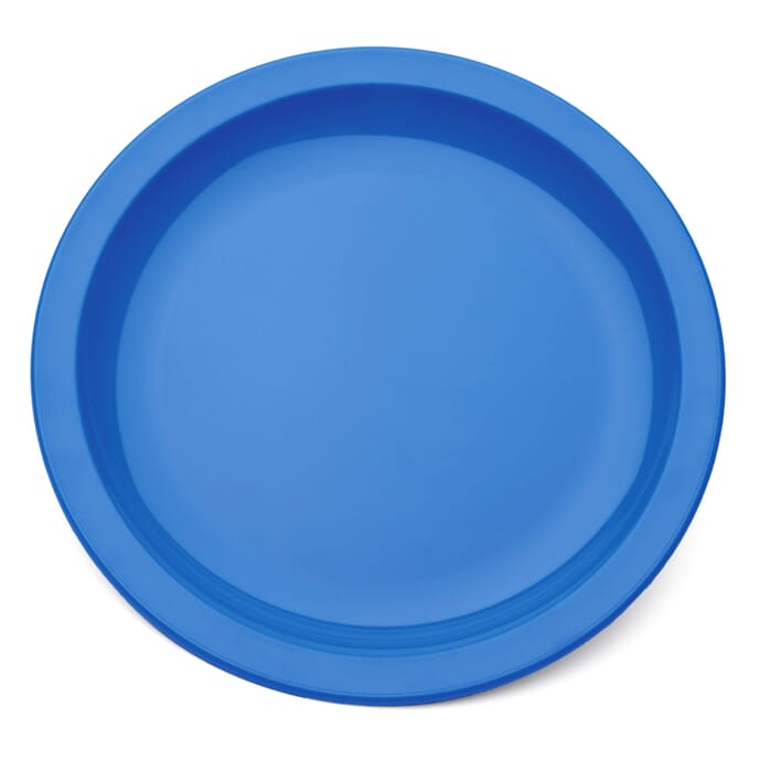 antibacterial plate blue