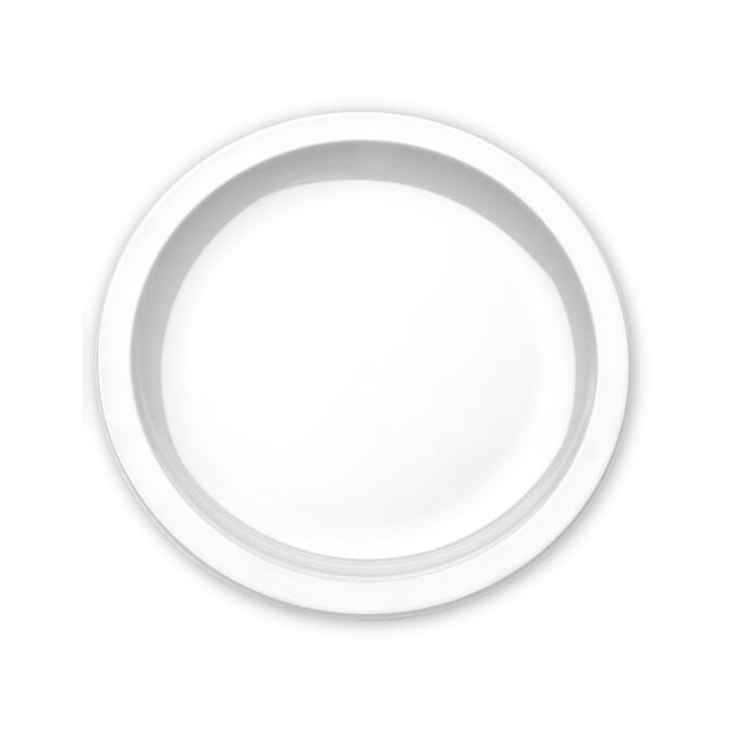 antibacterial plate white small