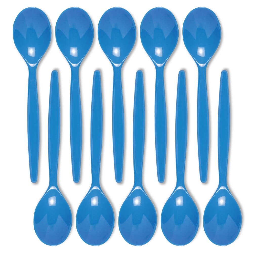 antibacterial spoon blue pack of 10