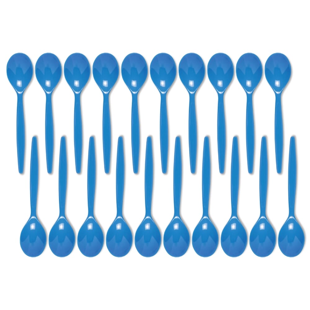 antibacterial spoon blue pack of 20