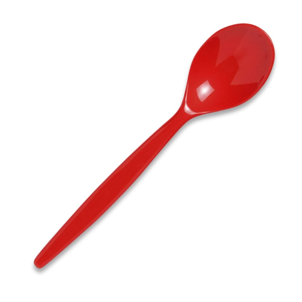 Antibacterial Spoon Red Single