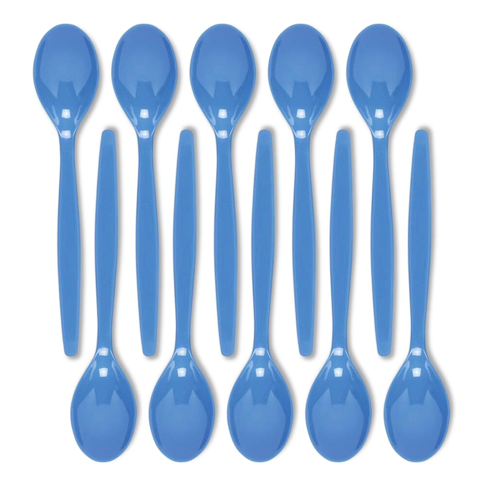 View Antibacterial Teaspoon Blue Pack of 10 information
