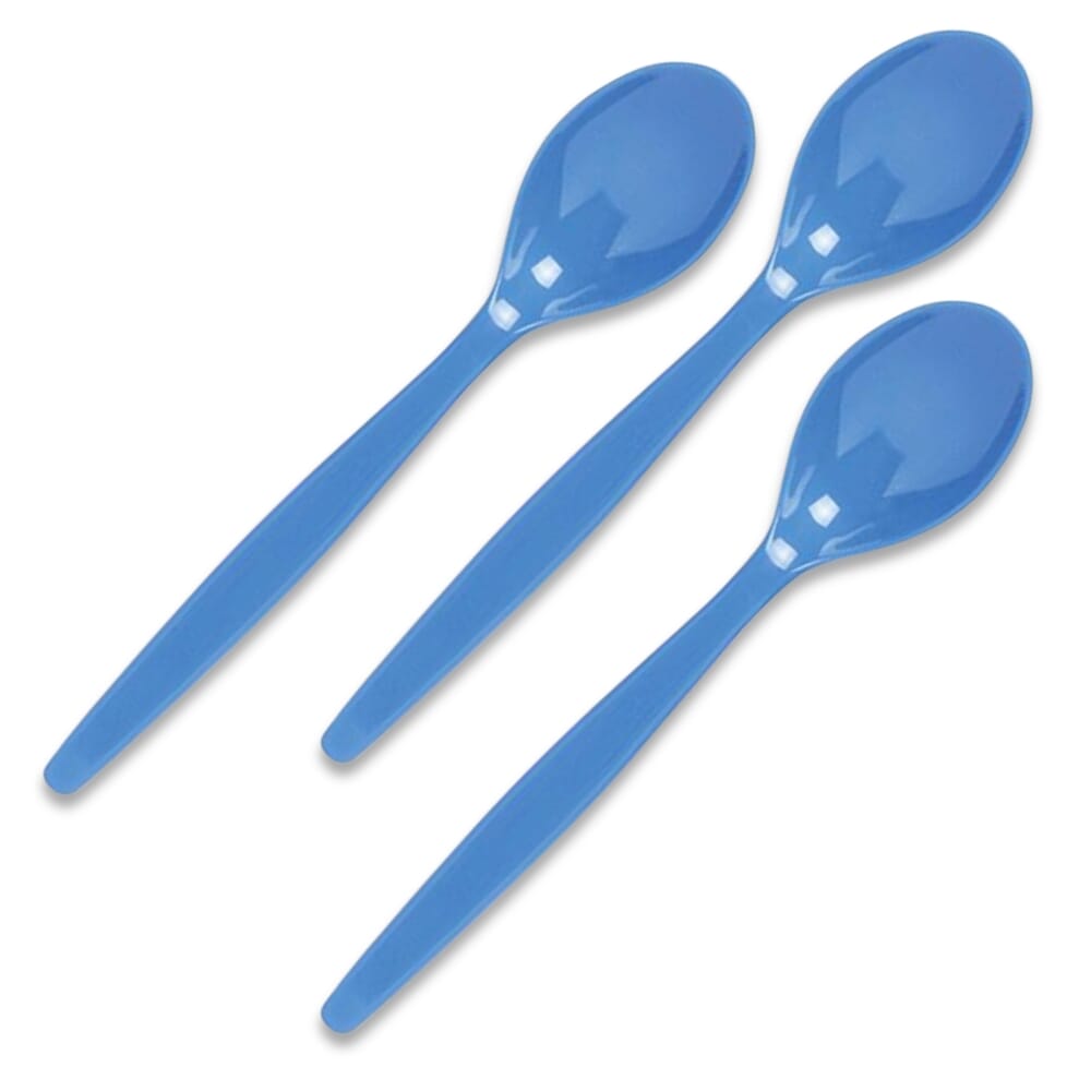 View Antibacterial Teaspoon Blue Pack of 3 information