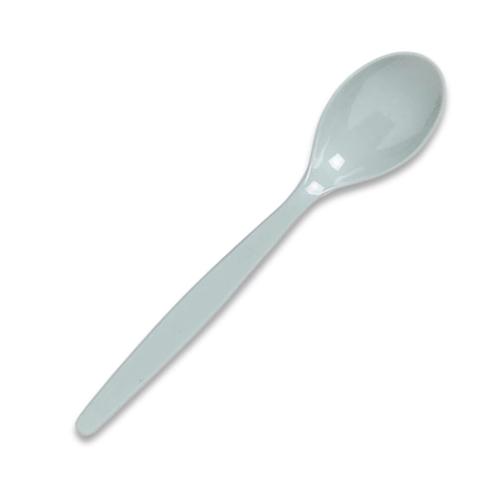 antibacterial teaspoon grey single