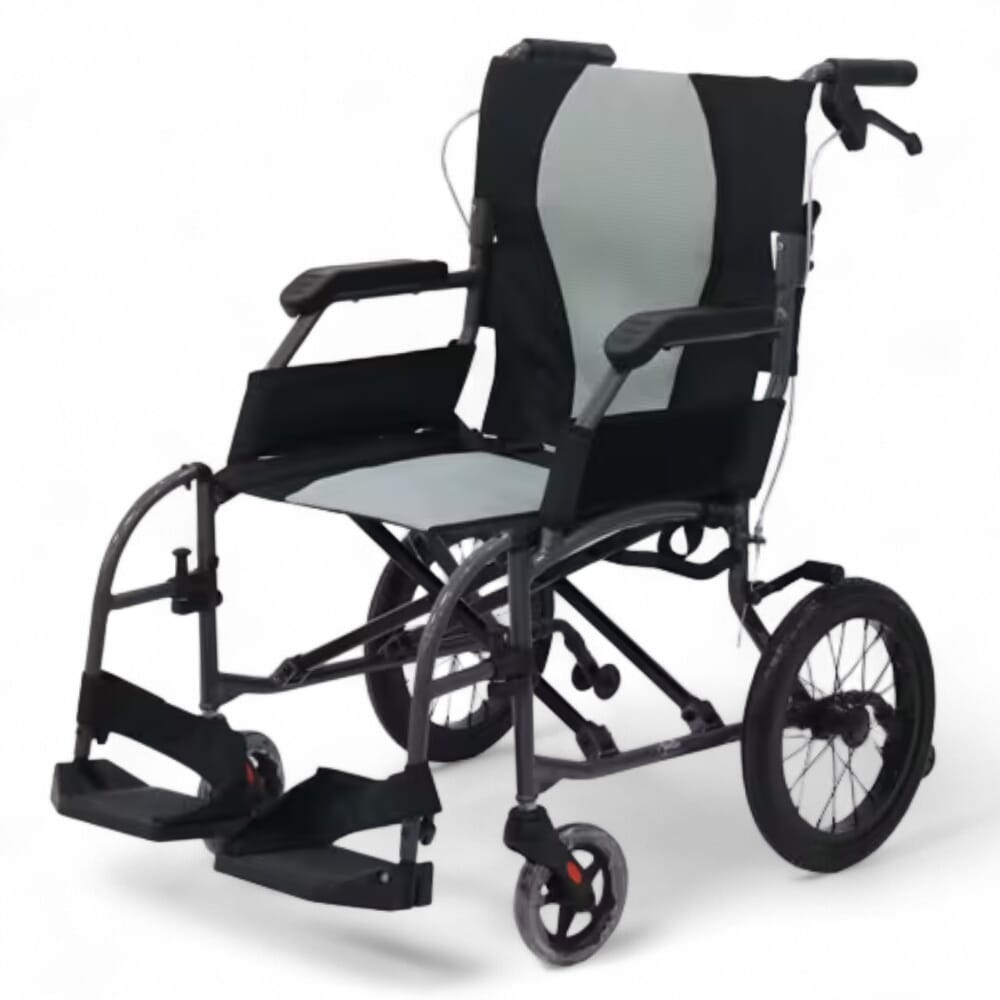 apollo lightweight attendant propelled wheelchair 1