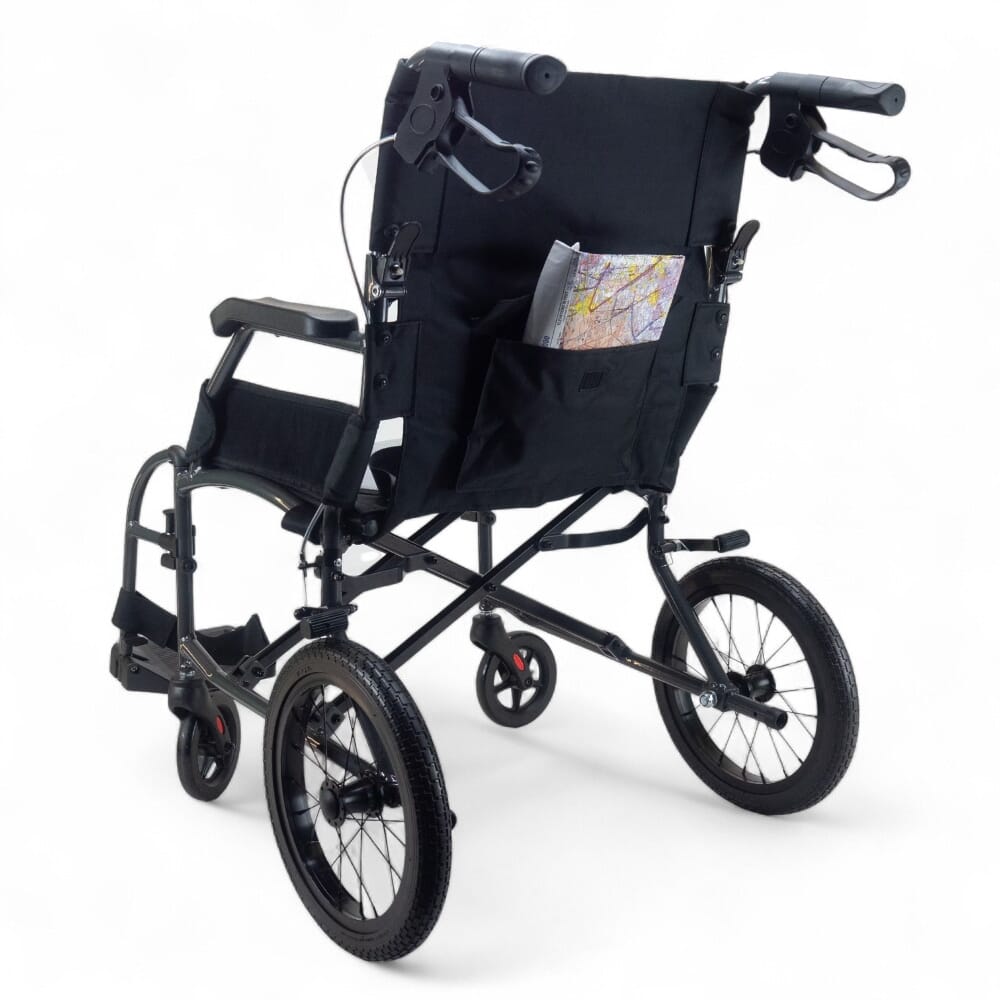 apollo lightweight attendant propelled wheelchair back