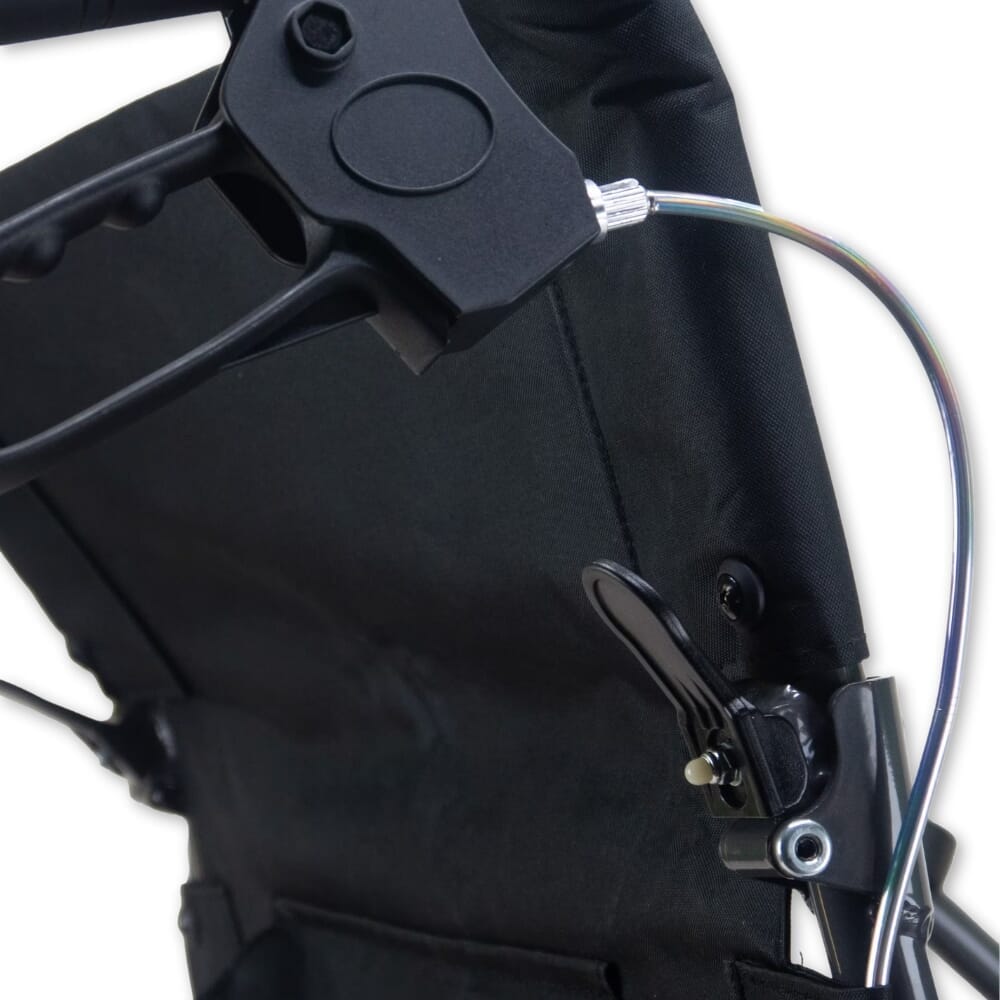 apollo lightweight attendant propelled wheelchair folding back