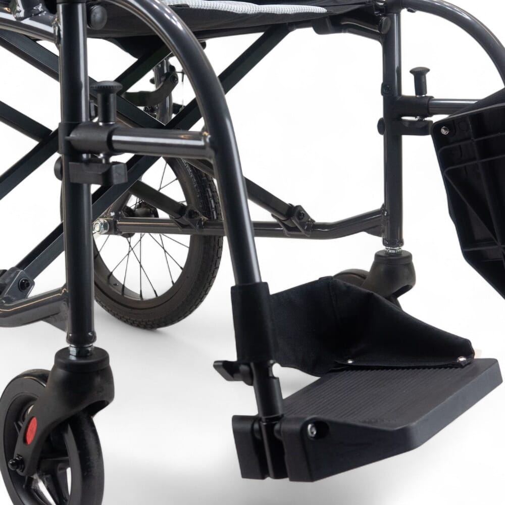 apollo lightweight attendant propelled wheelchair footplate