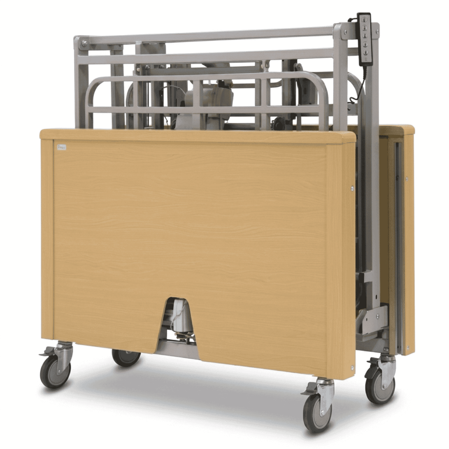 apollo olympus folding bariatric bed folded