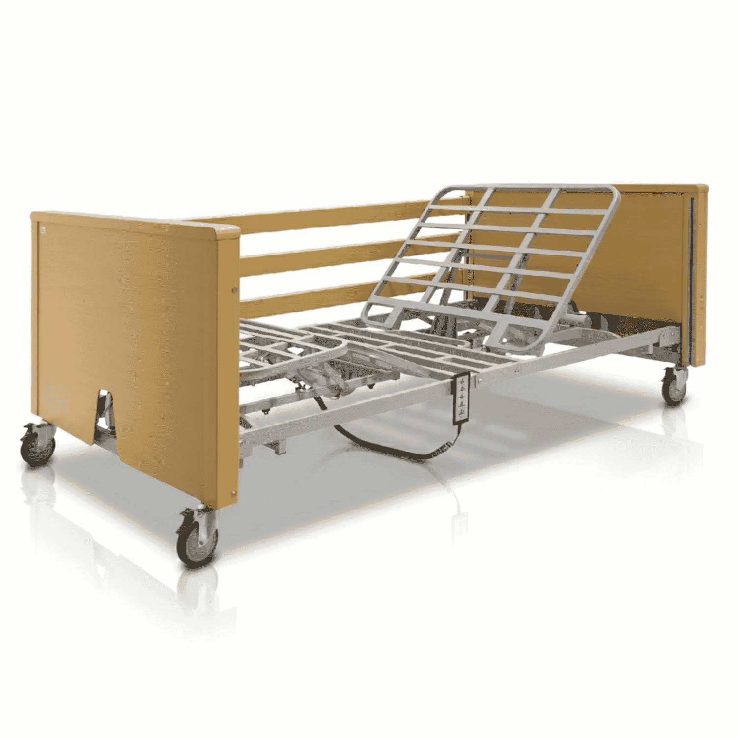 apollo olympus folding bariatric bed open