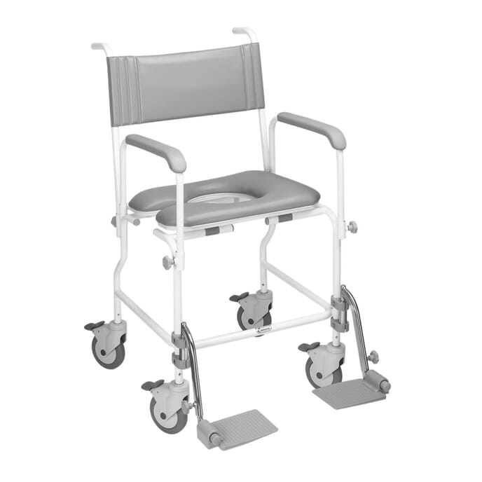 aquamaster _a06_ attendant propelled shower commode chair