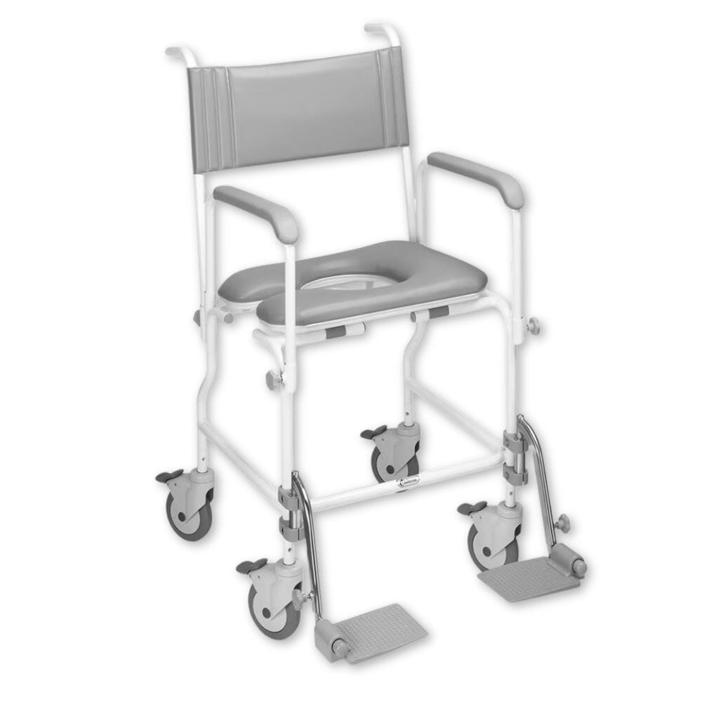 View Aquamaster A06 Attendant Propelled Shower Commode Chair Seat Width 445 17 information