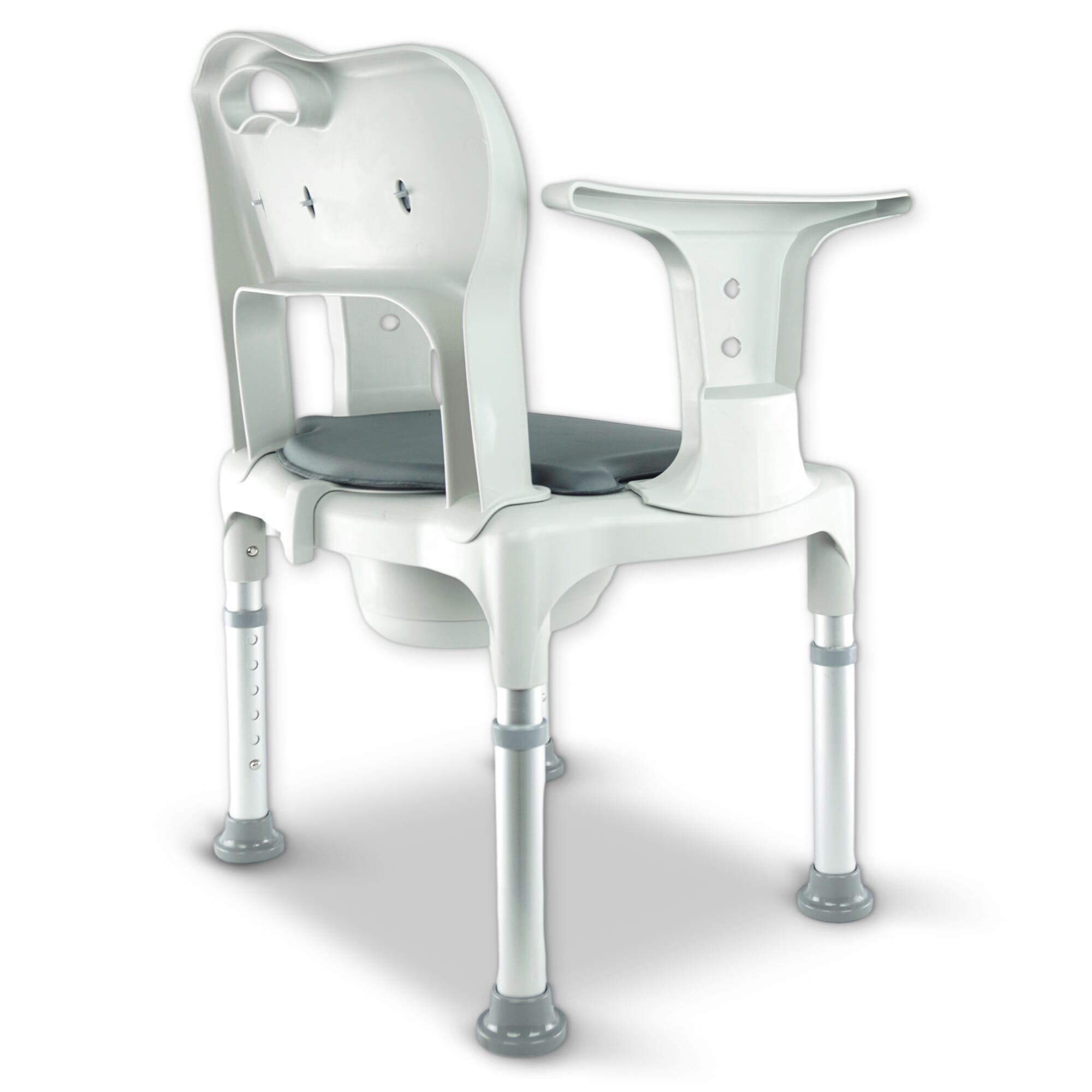 aquarius shower commode chair back