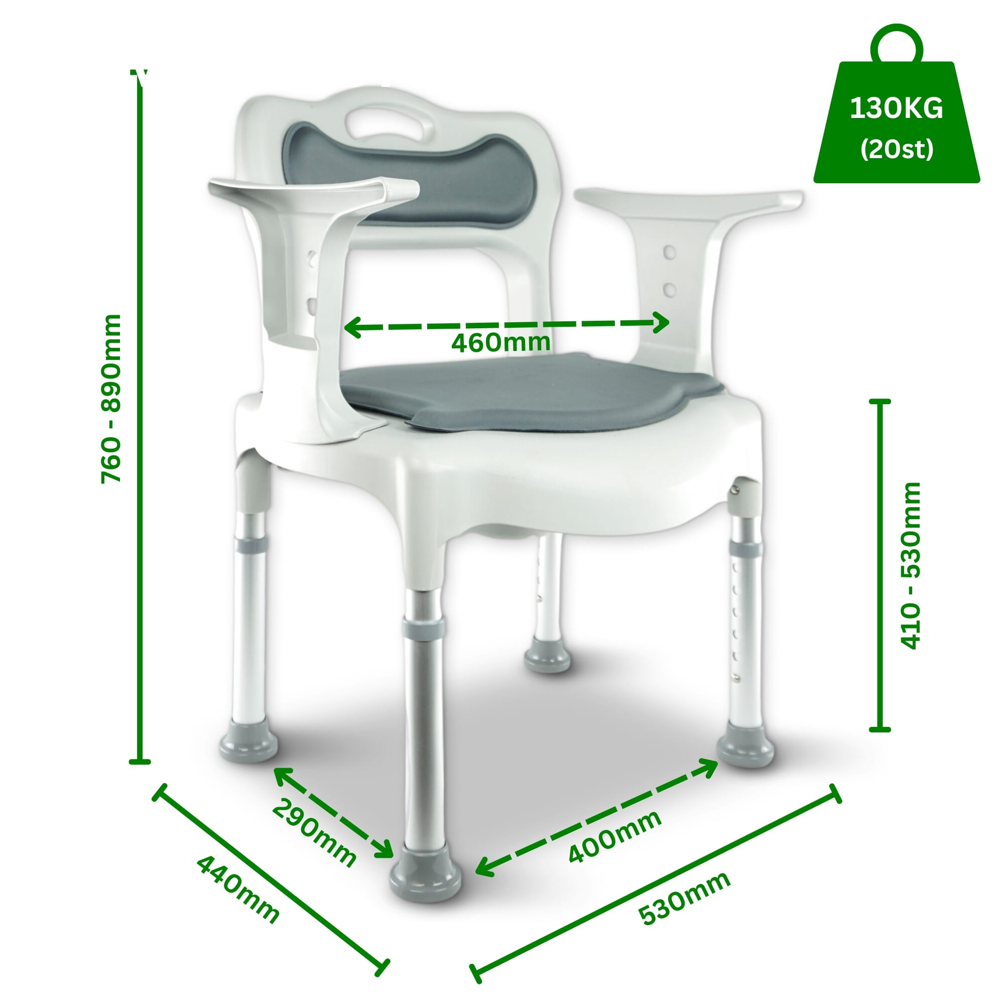 Amazon Shower Chair With Hole In Seat VEVOR Shower Chair