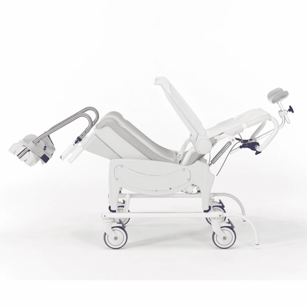 aquatec ocean dual vip ergo shower commode chair side tilted