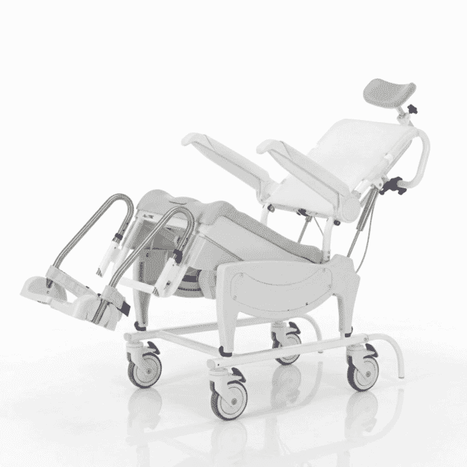 aquatec ocean dual vip ergo shower commode chair tilting