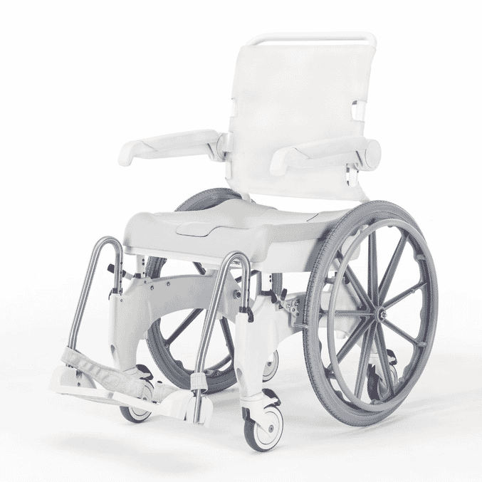 aquatec ocean ergo self propelled shower commode chair
