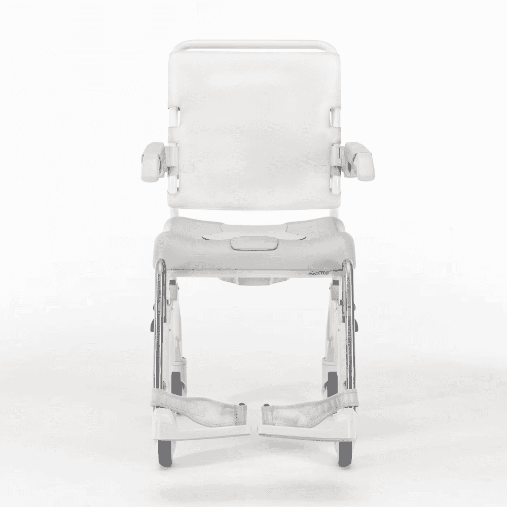 aquatec ocean ergo shower commode chair front