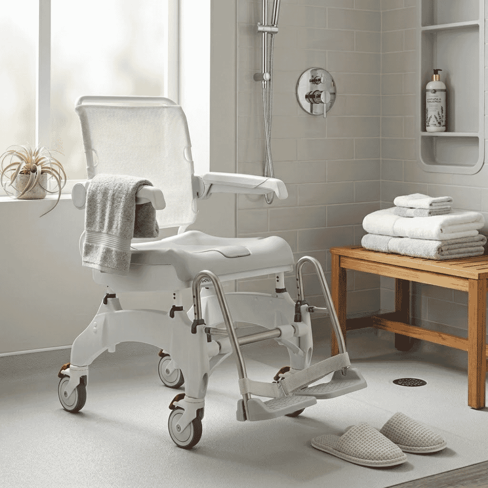 aquatec ocean ergo shower commode chair lifestyle