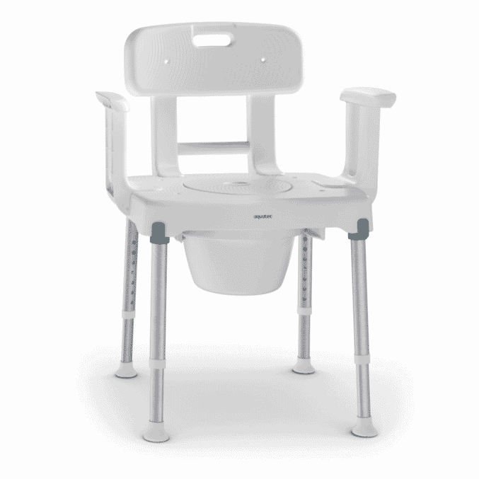aquatec pure azure shower commode chair 1
