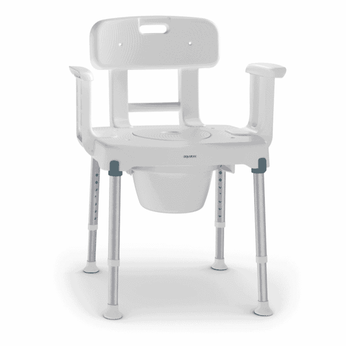 aquatec pure azure shower commode chair