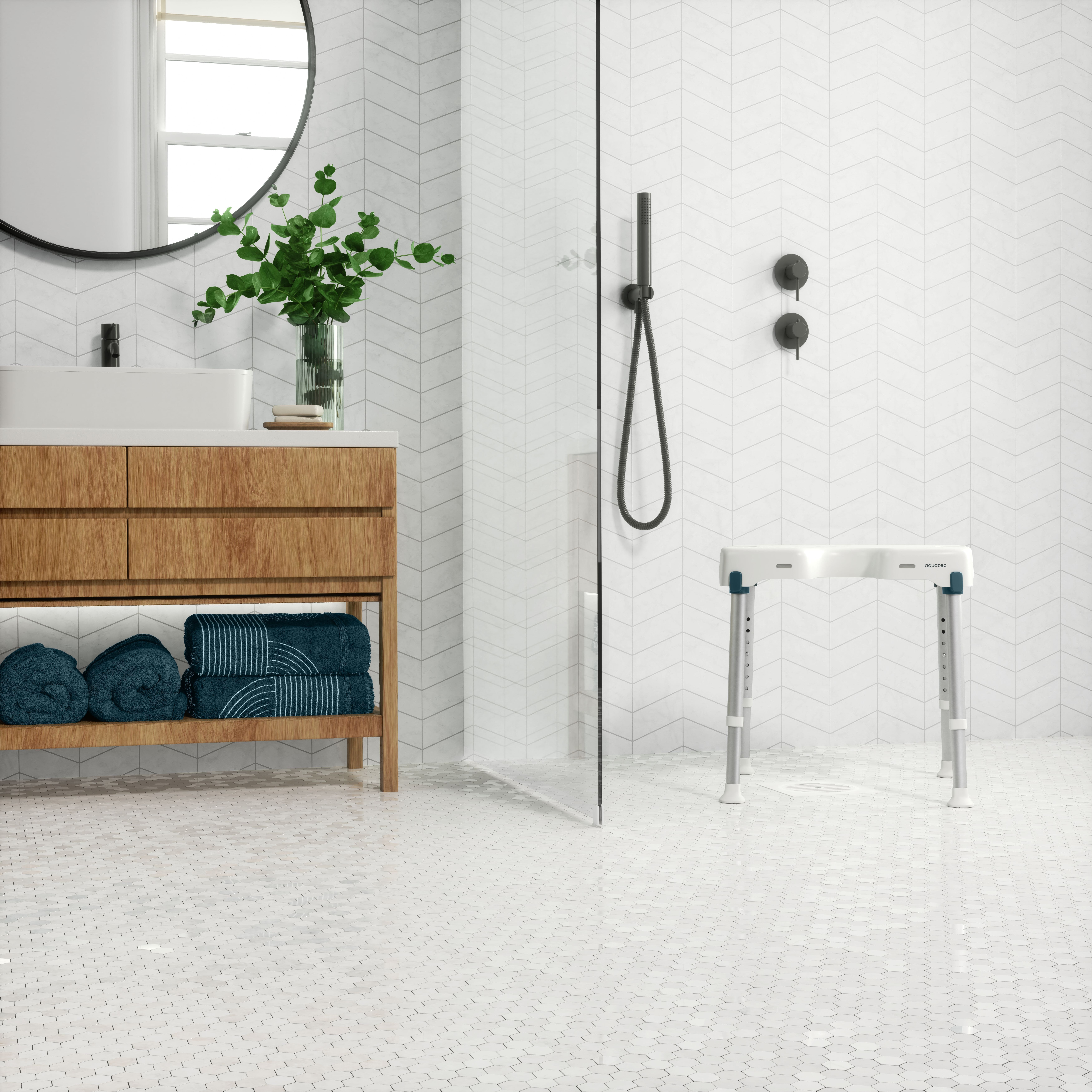 aquatec pure isla shower chair seat only lifestyle