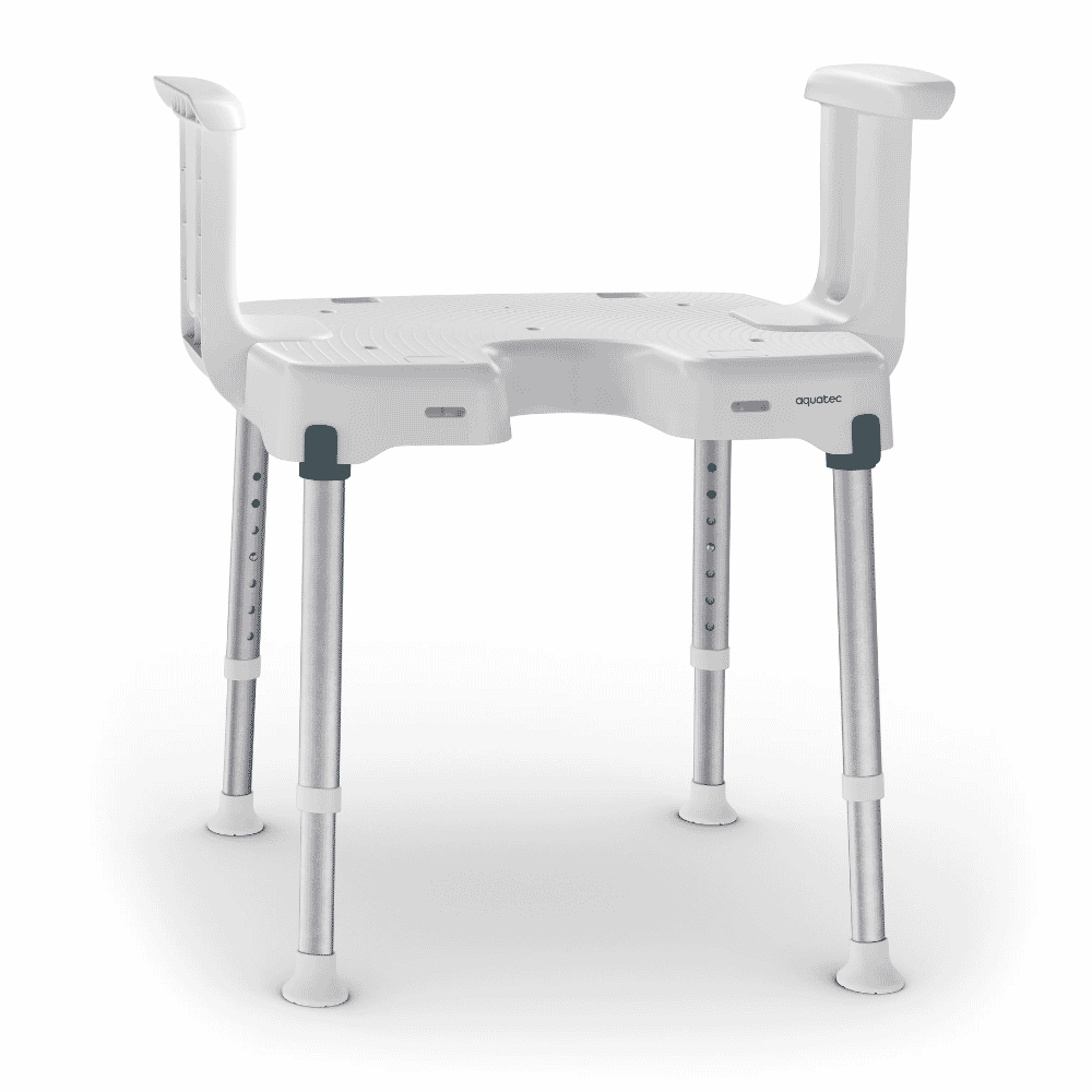 aquatec pure isla shower chair with armrests