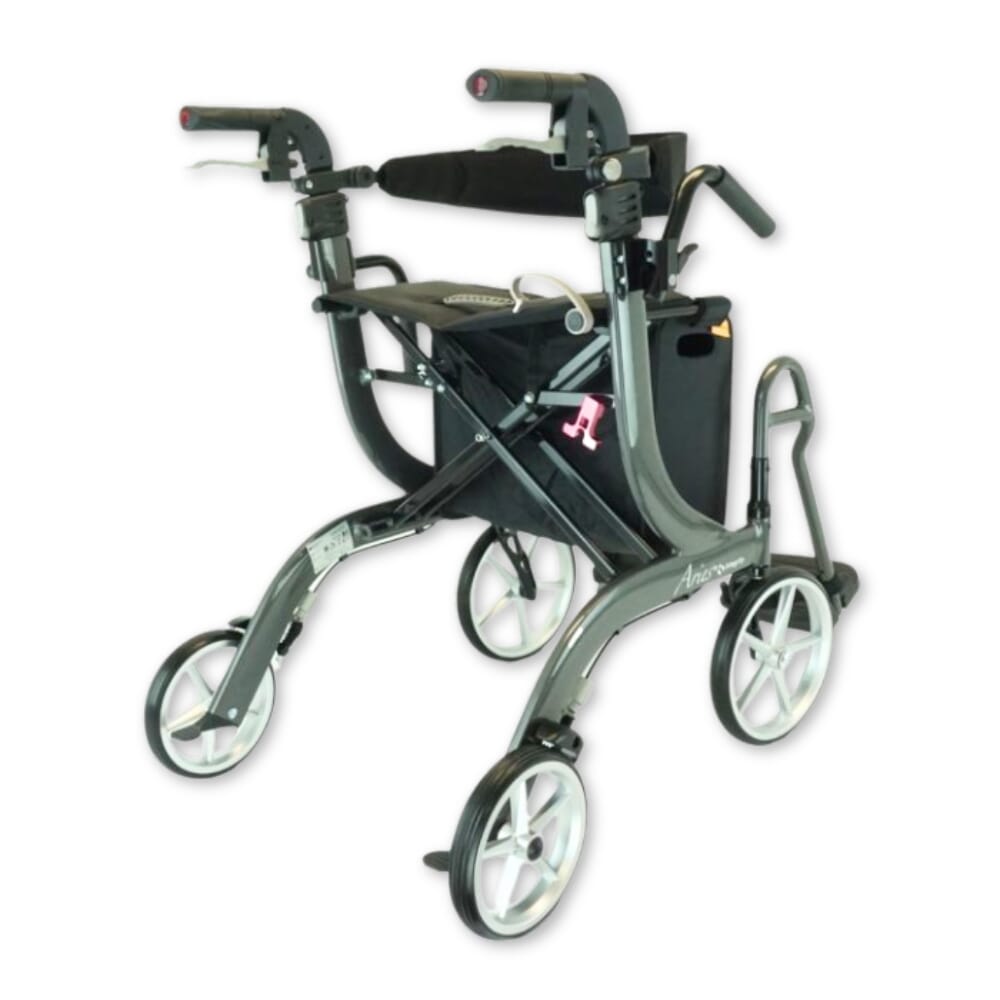 aries hybrid rollator back