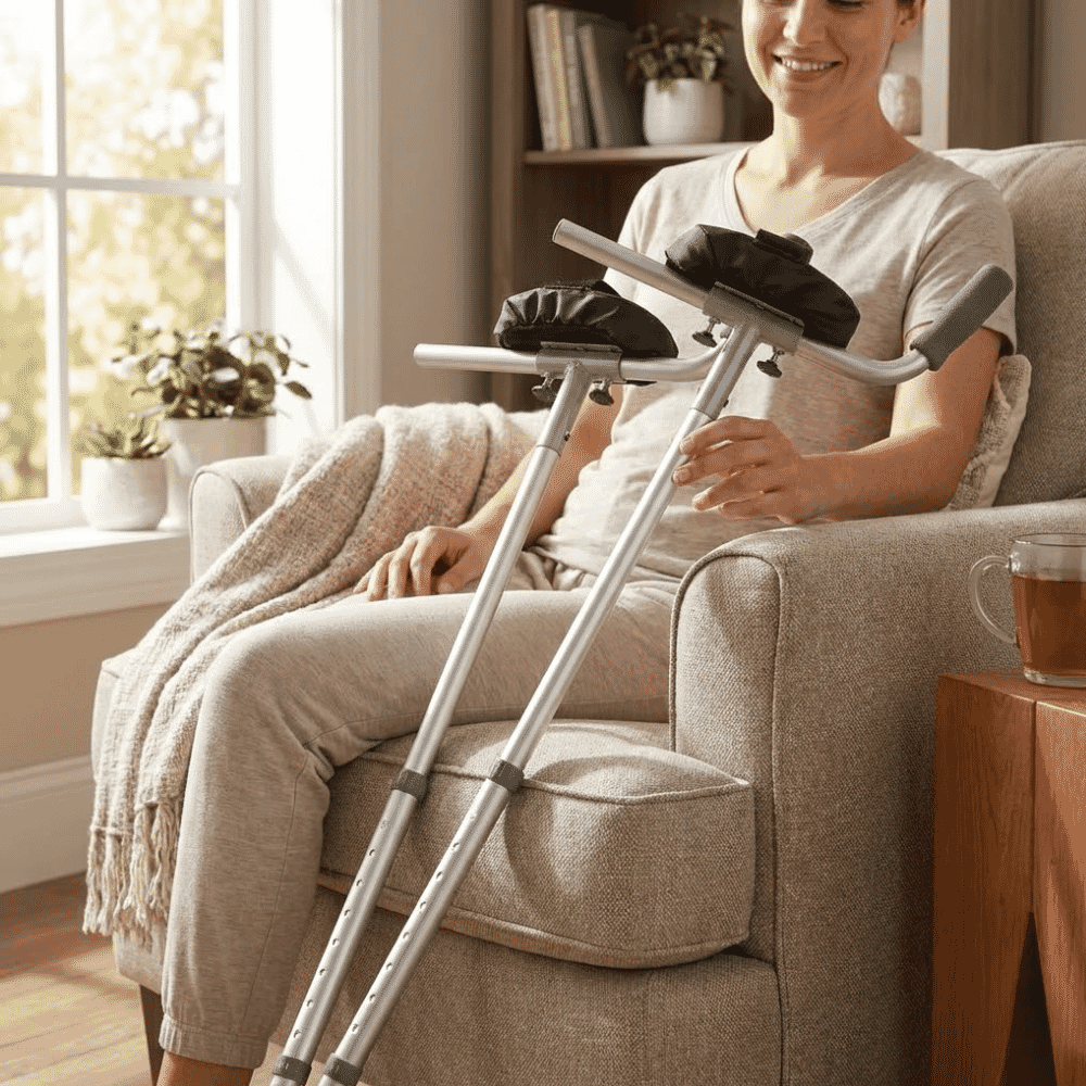 arthritic elbow crutches lifestyle
