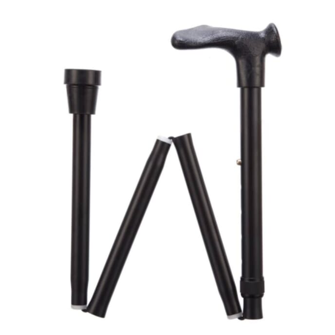 arthritic grip folding walking stick right handed