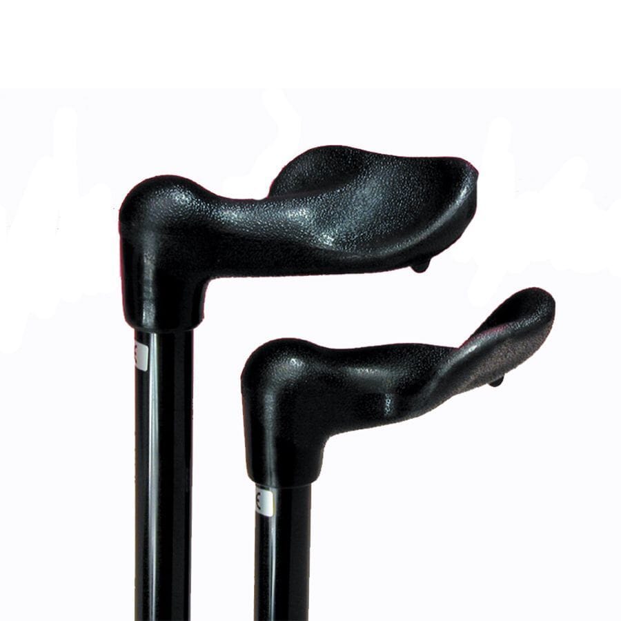 Adjustable White Grip Walking Stick - Comfort Adjust White Walking Stick -  Left from Essential Aids