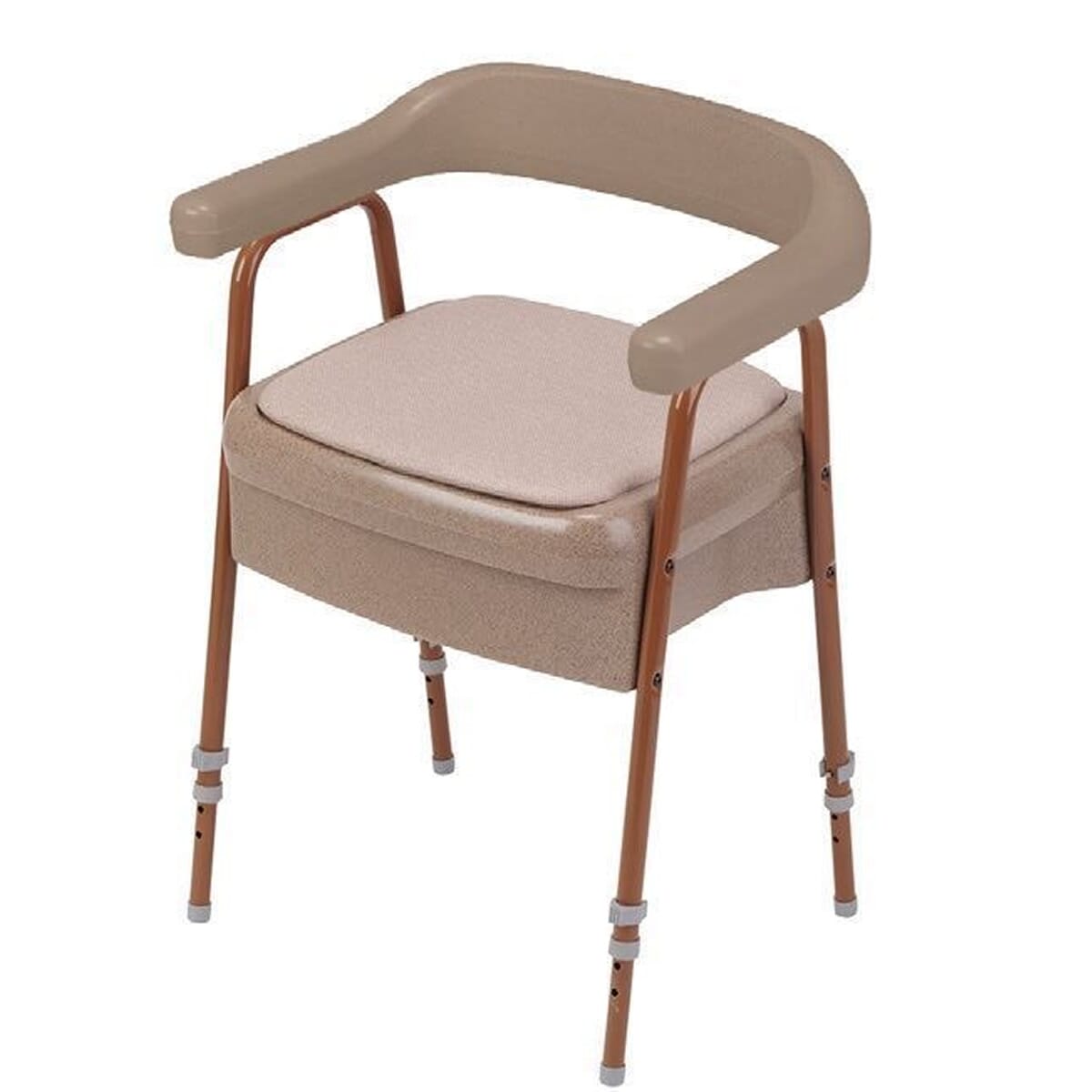ashby adjustable oatmeal commode chair