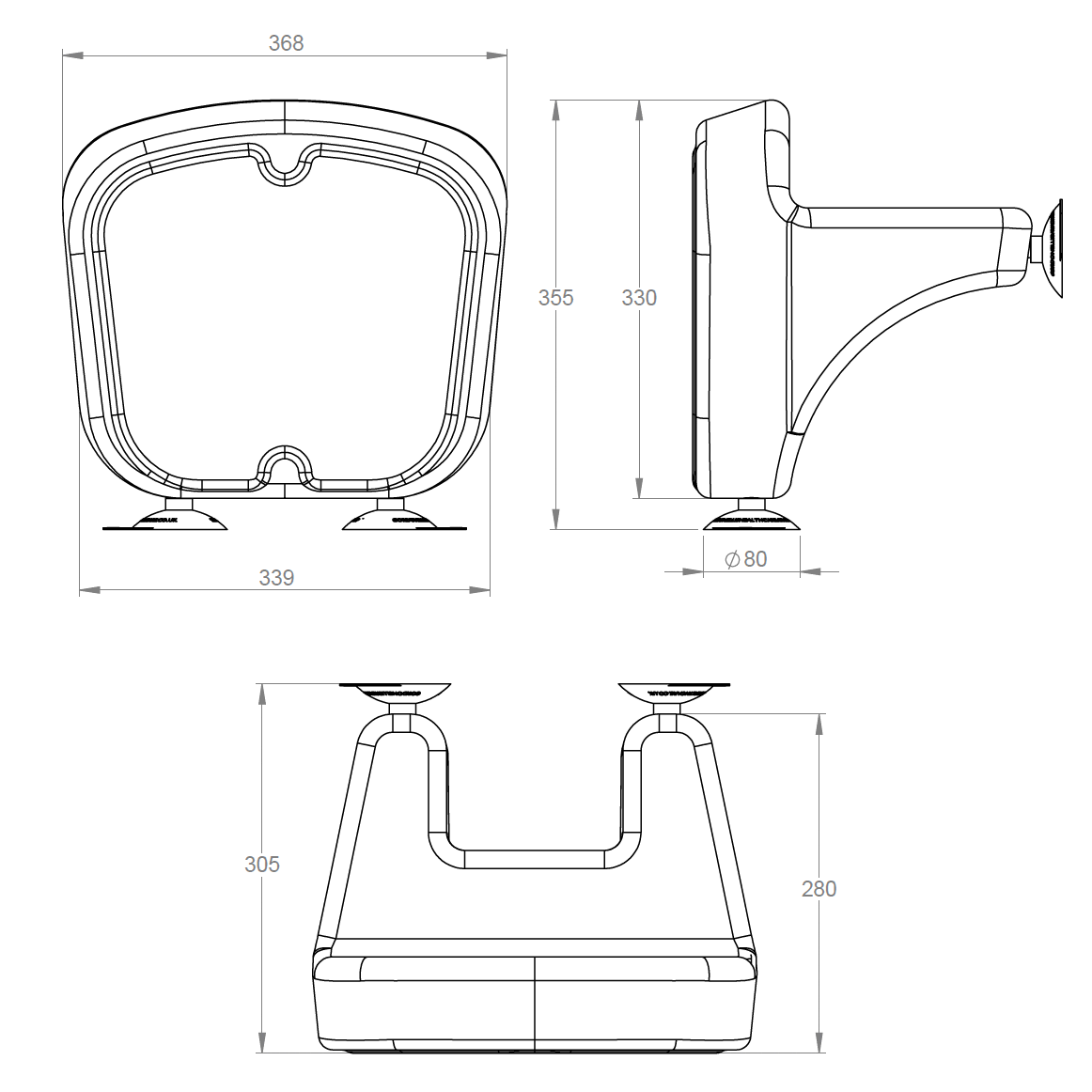 ashby bath shortener measurements
