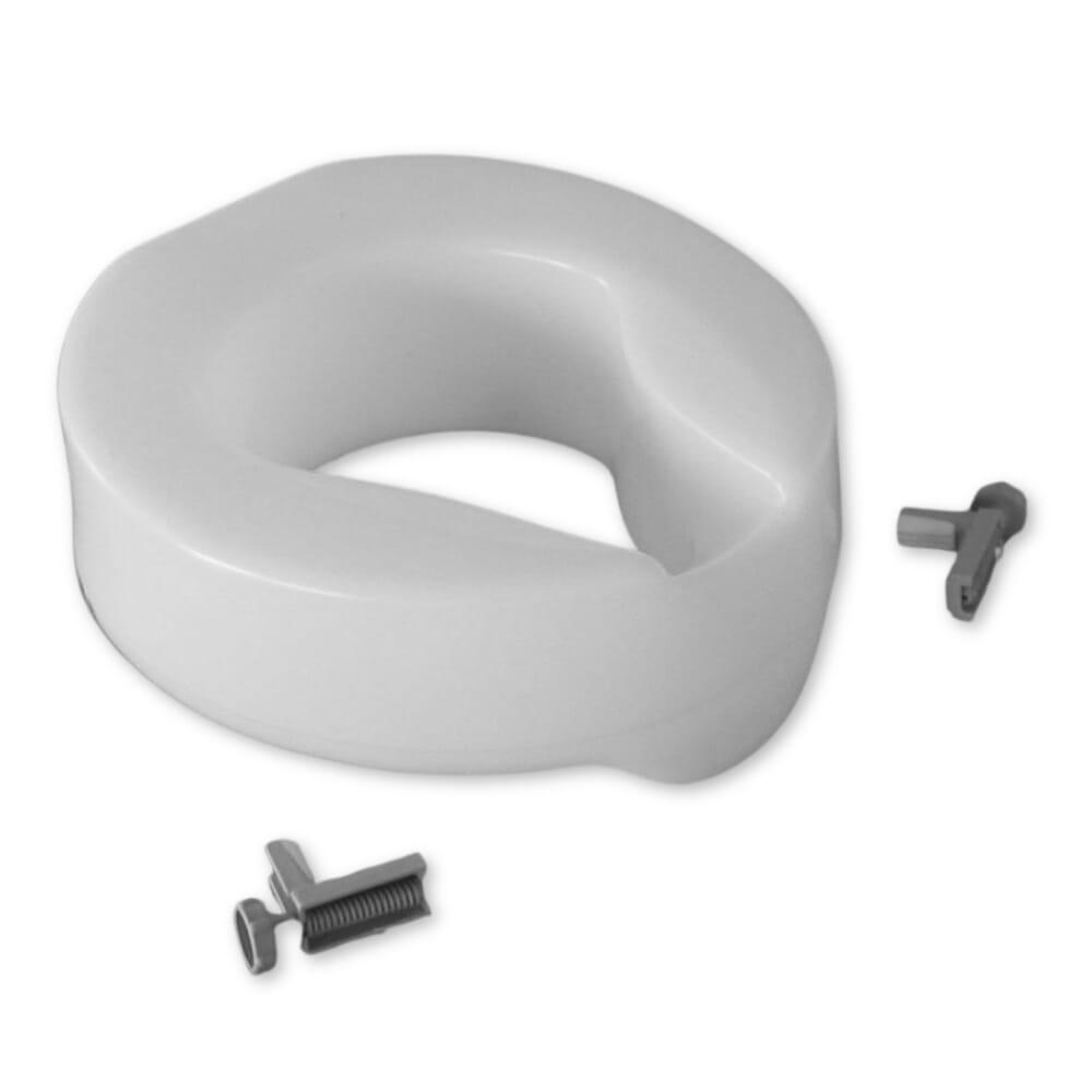 ashby easy fit raised toilet seat height 100mm 4