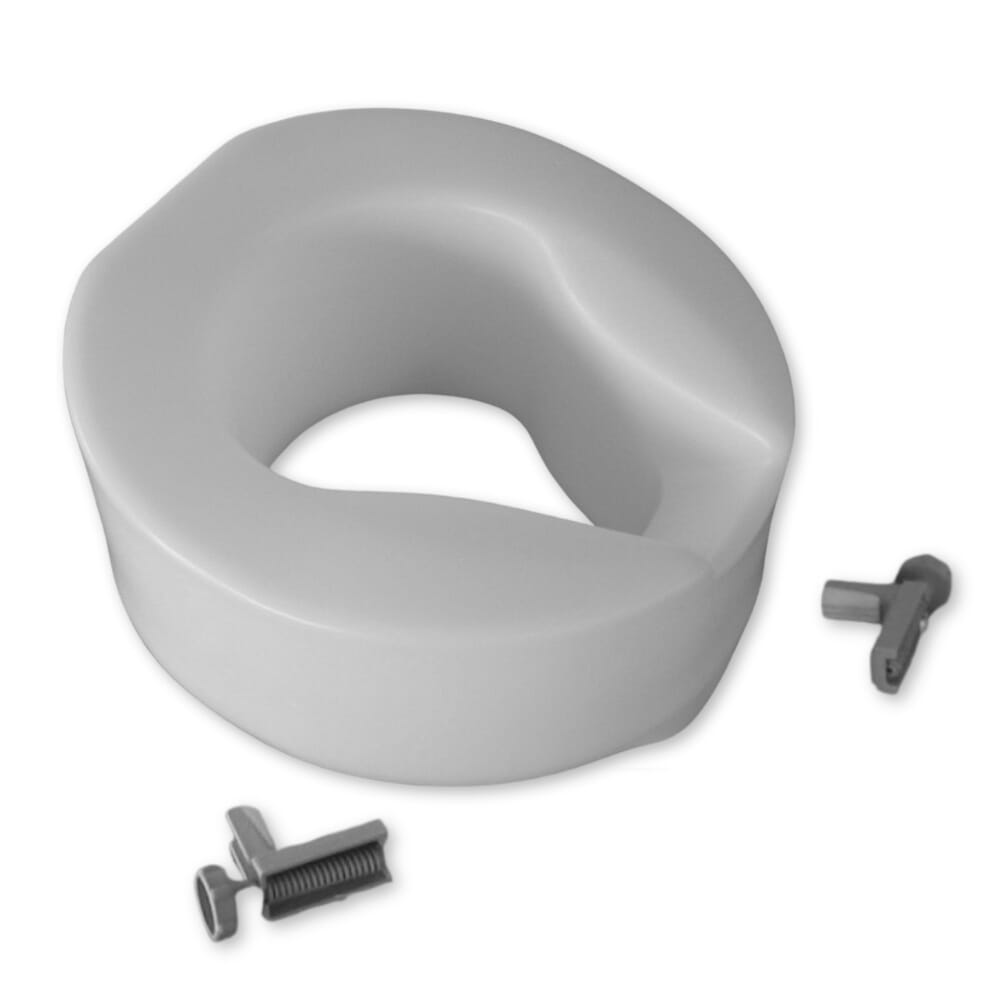 ashby easy fit raised toilet seat height 150mm 6