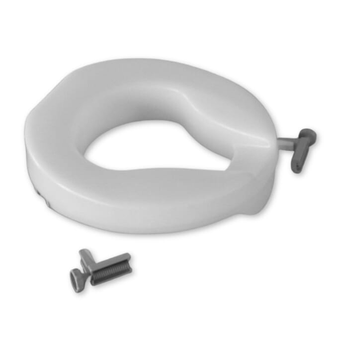 ashby easy fit raised toilet seat height 50mm 2