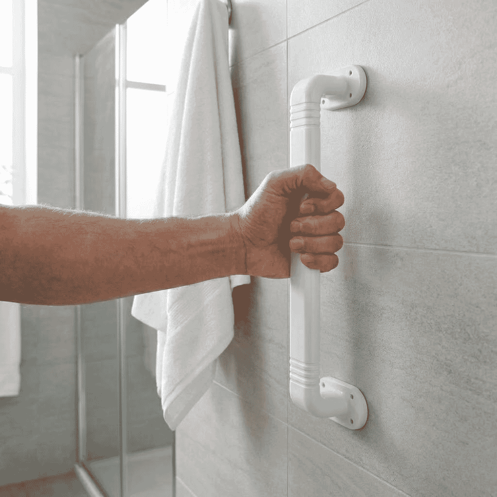 ashby grab rail 450mm in use