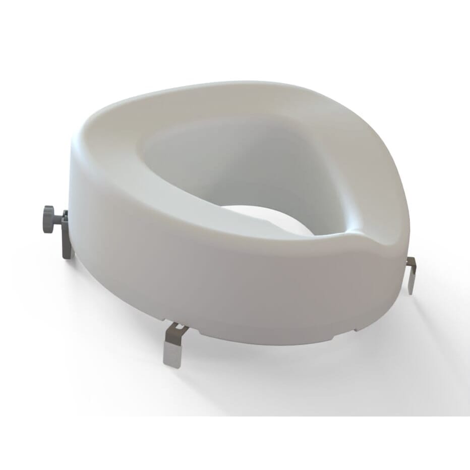ashby sloped raised toilet seat left hand side