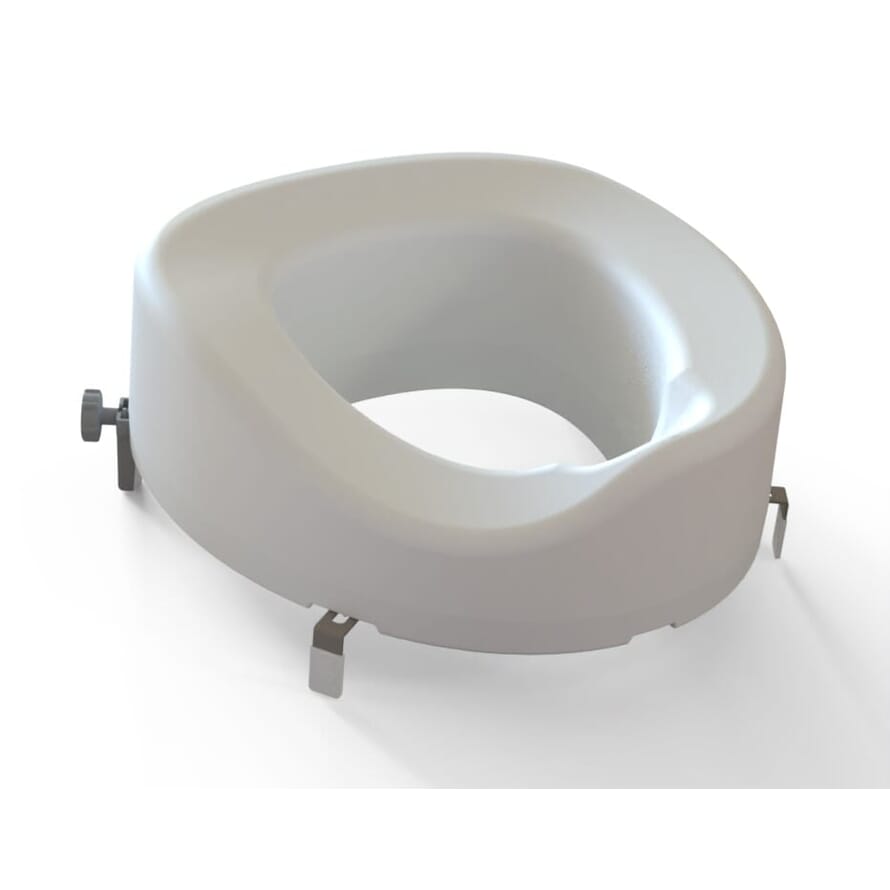 ashby sloped raised toilet seat right hand side