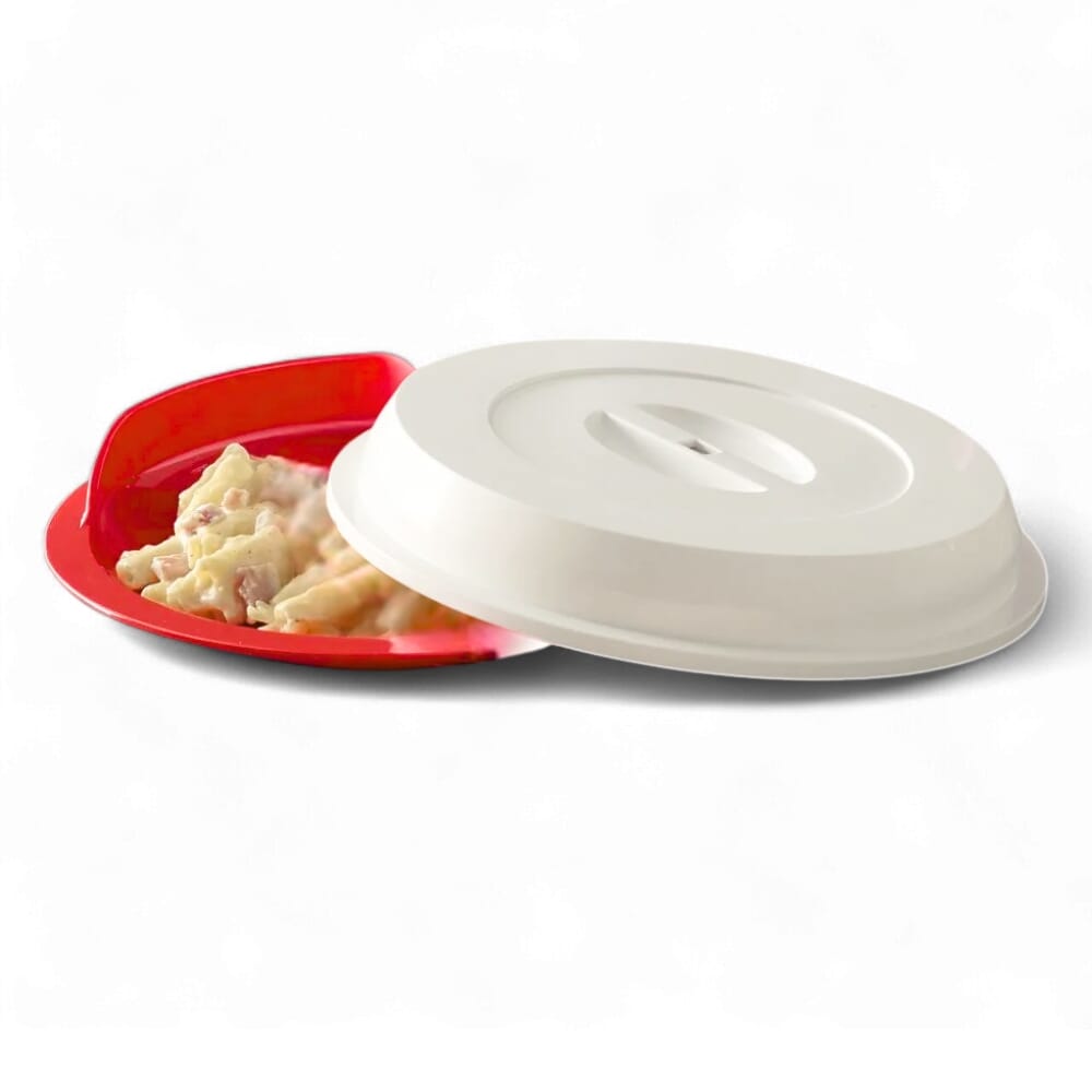 assisted living plate plate cover white