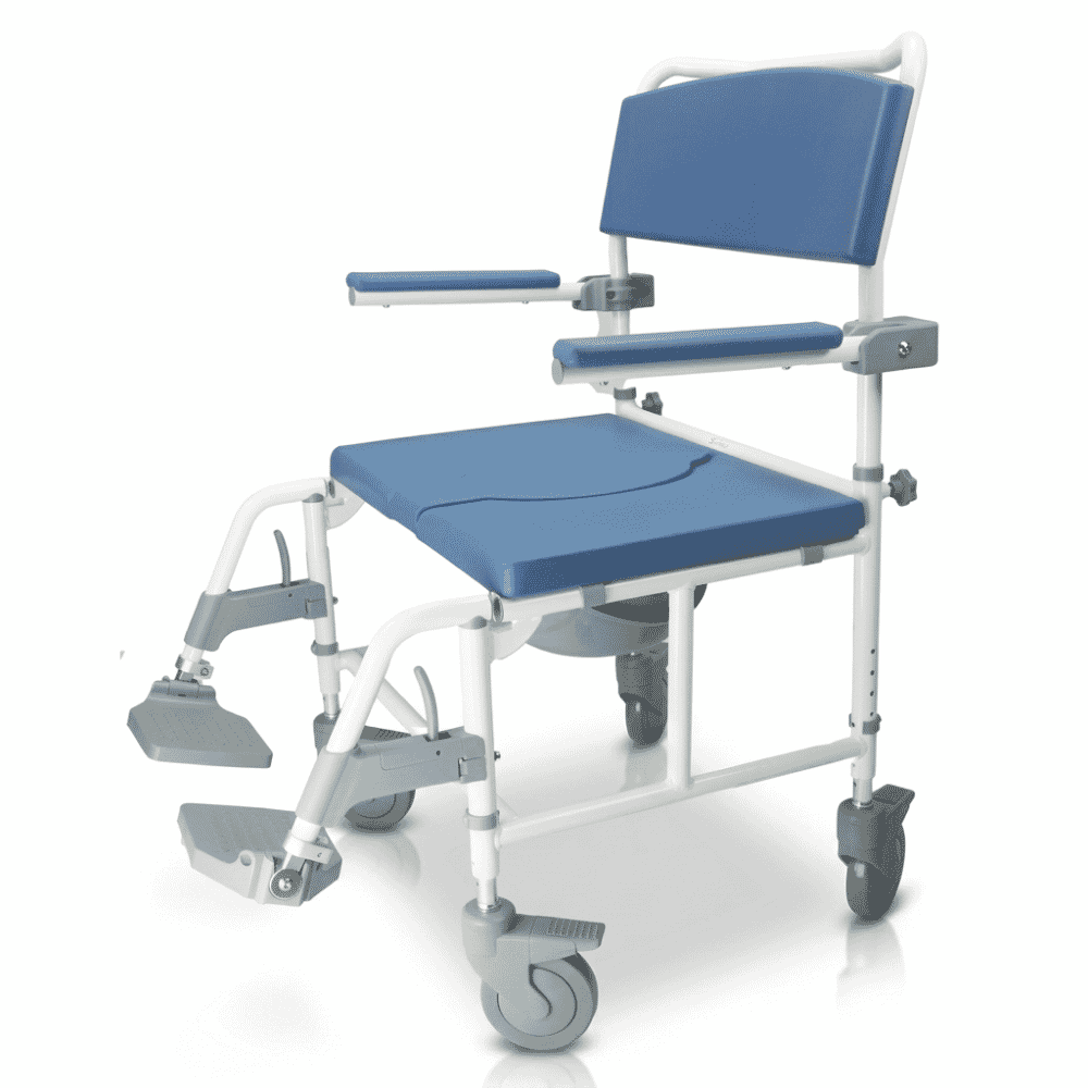 Aston Bariatric Mobile Shower Commode Chair XXL