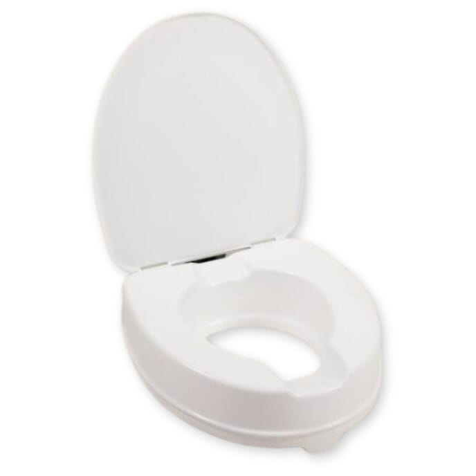 atlantis raised toilet seat 10cm with lid