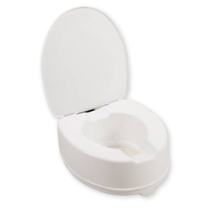 atlantis raised toilet seat 15cm with lid