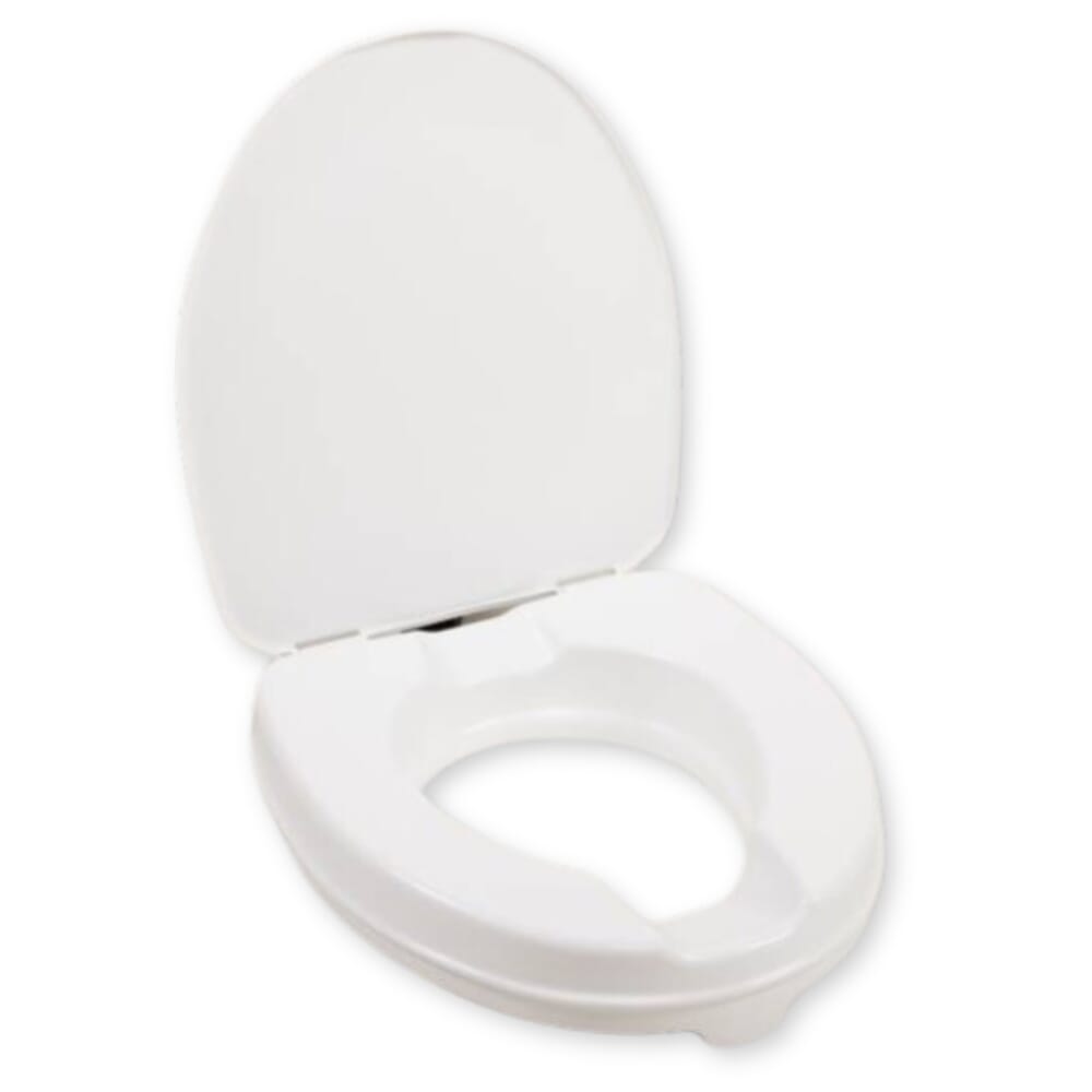 View Atlantis Raised Toilet Seat 5cm with lid information