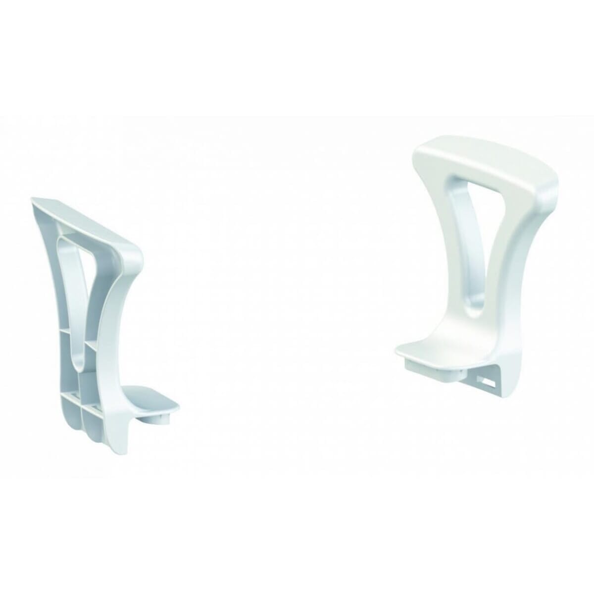 atlantis rectangular shower stool with opening armrests