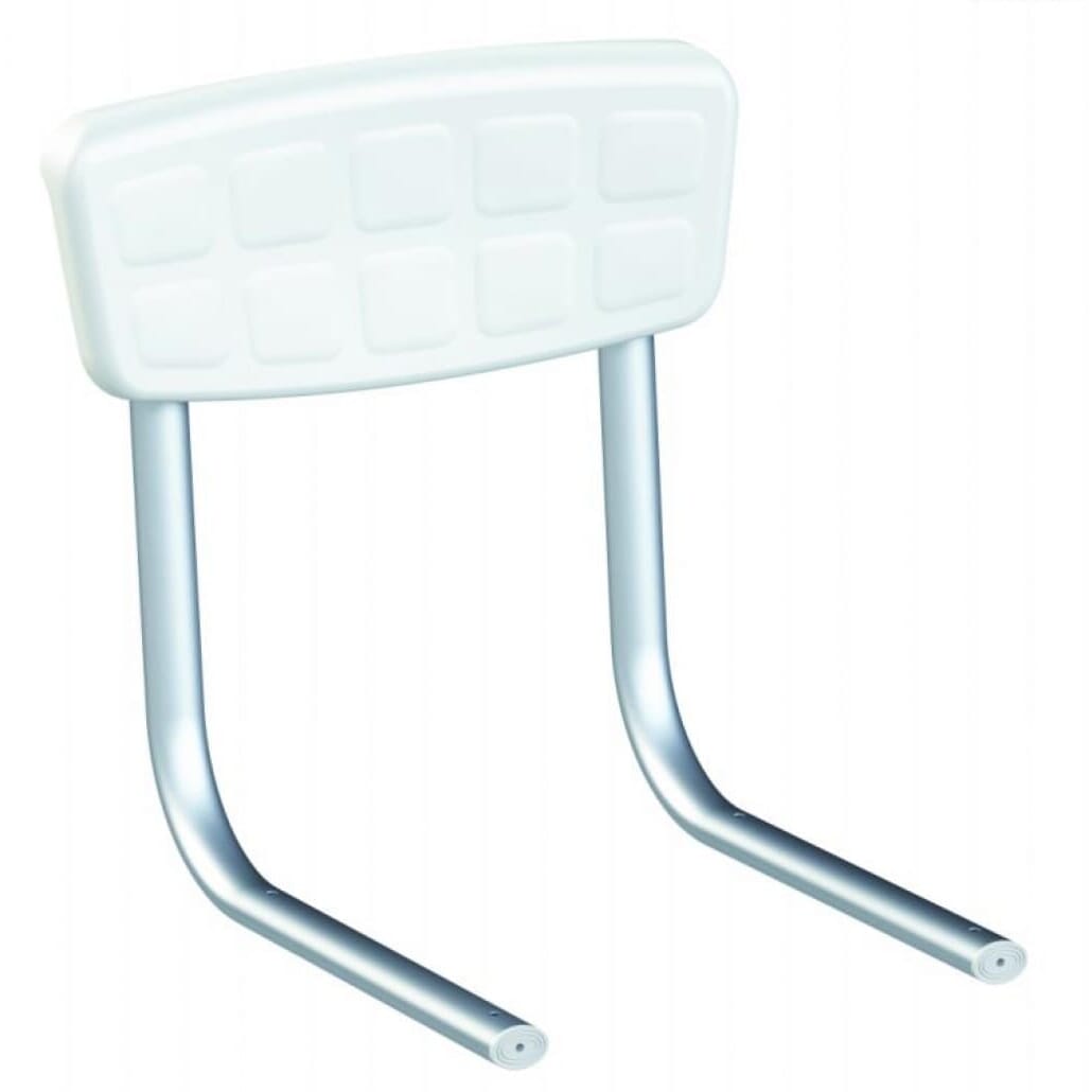 atlantis rectangular shower stool with opening backrest