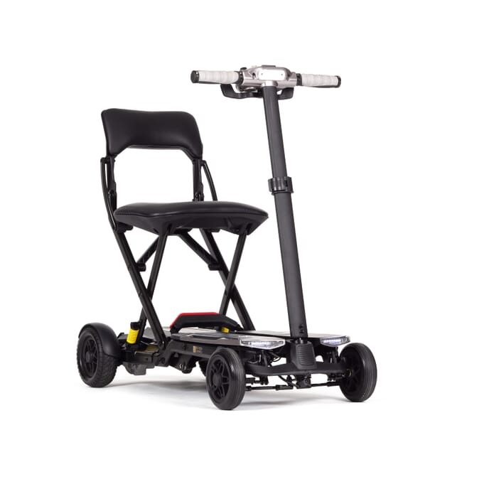 autofold pro folding portable mobility scooter at angle