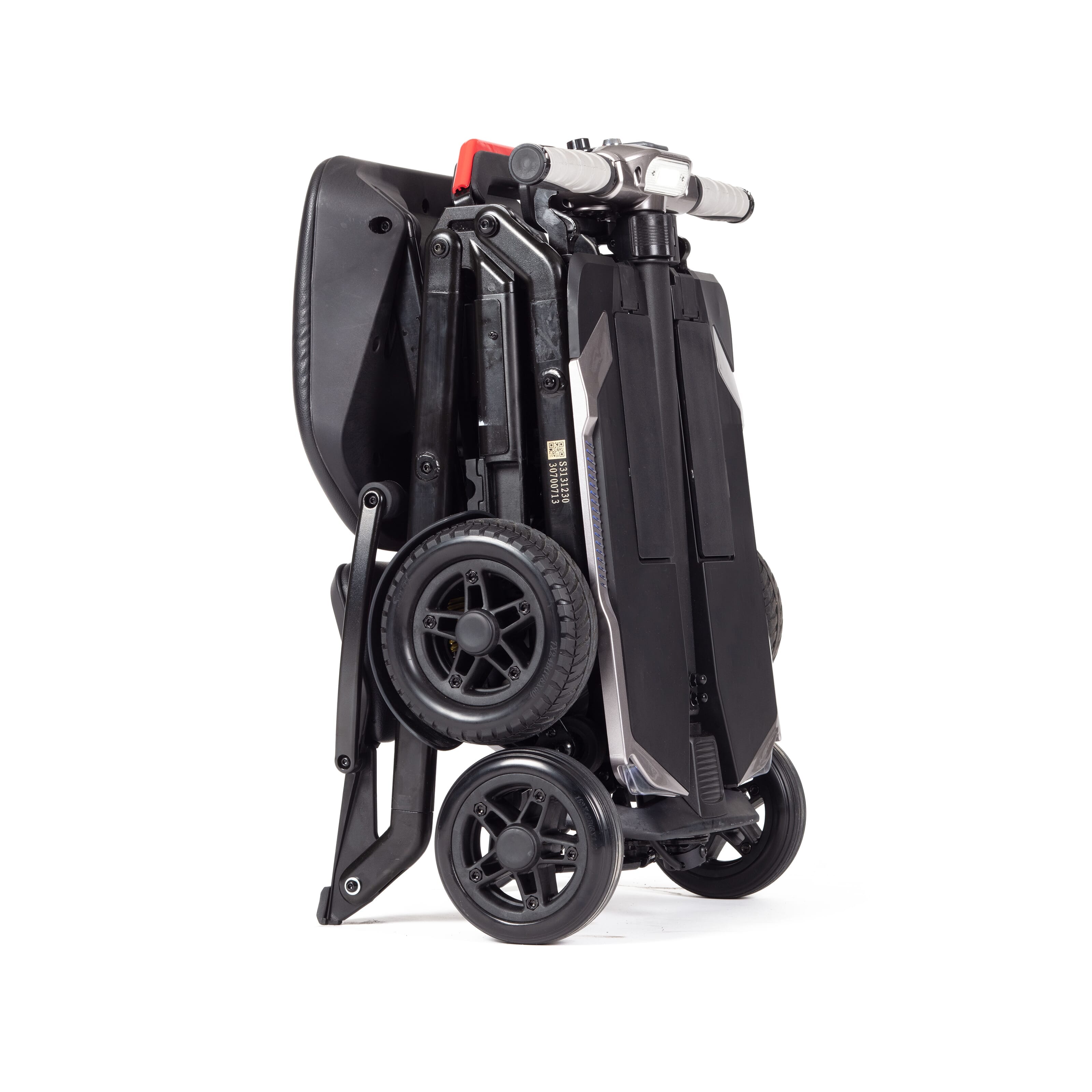 autofold pro folding portable mobility scooter shown folded up